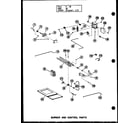 Amana GH160E-R5/P96420-17F burner and control parts (gh160de-r3.5/p96420-16f) diagram