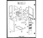 Amana GH140DE/P96420-13F cabinet parts diagram