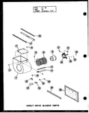 Direct drive blower parts