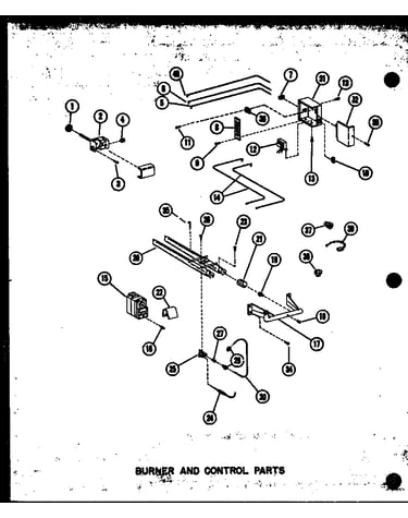 Burner and control parts