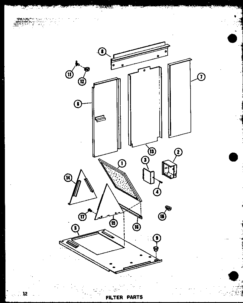 FILTER PARTS (GC65DJ-2/P96455-1F) (GC80DJ/P96455-2F) (GC80DJ-3/P96455-3F) (GC105DJ/P96455-4F) (GC105DJ-3/P96455-5F) (GC120DJ/P96455-6F) (GC120DJ-3.5/P96455-7F) (GC140DJ-4/P96455-8F)