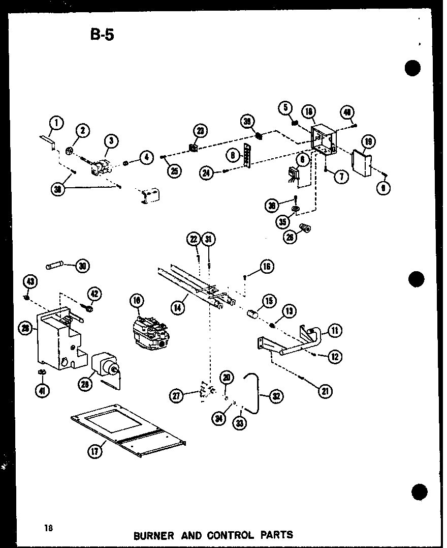 Burner and control parts (ghe105dm-3/p96596-7f) (ghe105dm-5/p96596-8f) (ghe120dm/p96596-9f) (ghe120dm-4/p96596-10f) (ghe140dm-4/p96596-11f) (ghe160m-r5/p96596-12f) (ghe200m-r5/p96596-13f)