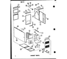 Amana GLE140M-R4/P96598-3F cabinet parts diagram