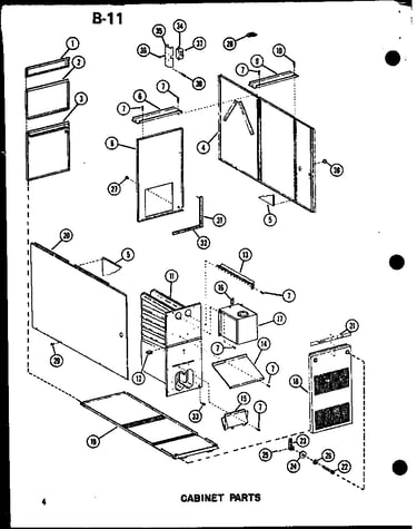 Cabinet parts