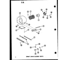 Amana GCE80DM/P96597-2F direct drive blower parts diagram