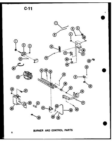 Burner and control parts