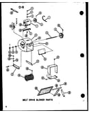 Belt drive blower parts