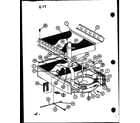 Amana EGHW100DA-3/P68745-2F gas burners and manifold diagram