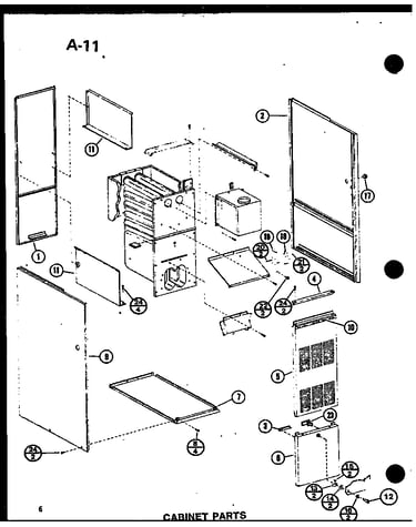 Cabinet parts (ghe56dn-3/p68830-14f) (ghe65dn-2/p68830-1f) (ghe65dn-3/p68830-2f) (ghe80dn/p68830-3f) (ghe80dn-3/p68830-4f)