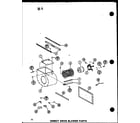 Amana GHE105DN-3/P68830-7F direct drive blower parts (ghe56dn-3/p68830-14f) (ghe65dn-2/p68830-1f) (ghe65dn-3/p68830-2f) (ghe80dn/p68830-3f) (ghe80dn-3/p68830-4f) diagram