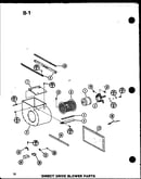 Direct drive blower parts (ghe56dn-3/p68830-14f) (ghe65dn-2/p68830-1f) (ghe65dn-3/p68830-2f) (ghe80dn/p68830-3f) (ghe80dn-3/p68830-4f)