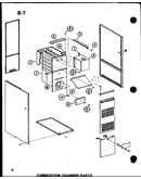 Combustion chamber parts (ghe80dn-4/p68830-5f) (ghe84dn-4/p68830-15f) (ghe105dn/p68830-6f) (ghe105dn-3/p68830-7f) (ghe105dn-5/p68830-8f)