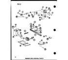 Amana GHE200N-R5/P68830-13F burner and control parts (ghe80dn-4/p68830-5f) (ghe84dn-4/p68830-15f) (ghe105dn/p68830-6f) (ghe105dn-3/p68830-7f) (ghe105dn-5/p68830-8f) diagram