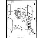 Amana GHE105DN-3/P68830-7F cabinet parts (ghe120dn/p68830-9) (ghe120dn-4/p68830-10f) (ghe140dn-4/p68830-11f) (ghe160n-r5/p68830-12f) (ghe200n-r5/p68830-13f) diagram