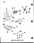 Direct drive blower parts (gce65dn-2/p68837-1f) (gce80dn/p68837-2f) (gce80dn-3/p68837-3f) (gce105dn/p68837-4f) (gce105dn-3/p68837-5f) (gce120dn/p68837-6f) (gce120dn-3.5/p68837-7f)