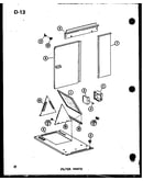 Filter parts (gc65dn-2/p68838-1f) (gc80dn-3/p68838-2f) (gc105dn-3/p68838-3f) (gc120dn-3.5/p68838-4f) (gc140dn-4/p68838-5f)