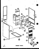 Cabinet parts (gh120dn5/p6883609f) (gh140dn4/p6883611f) (gh160nr3.5/p6883612f)