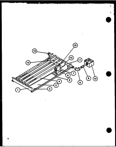 Gas burners and manifold