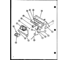Amana GHE1005C/P6959021F gas burners and manifold diagram