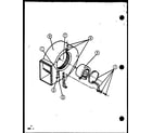 Amana GS75DN3/P9824201F blower assembly diagram