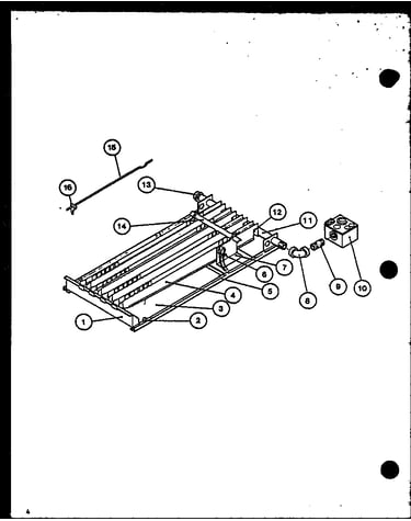 Gas burners and manifold
