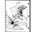 Amana GHN70A30/P9961502F blower assembly diagram