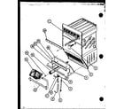 Amana GC100-3/P9806103F gas burners and manifold diagram