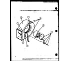 Amana GSE60DN3/P9824205F blower assembly diagram