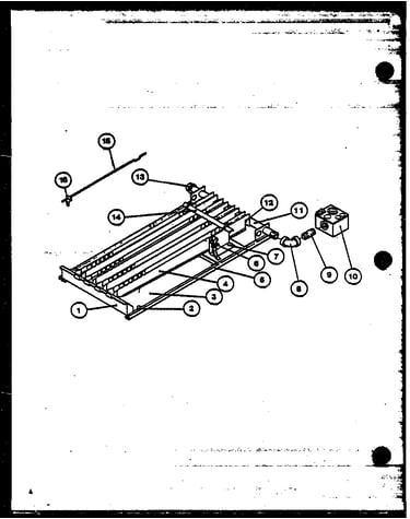Gas burners and manifold