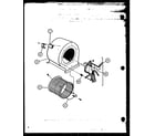 Amana GCE1505/P9806110F blower assembly diagram