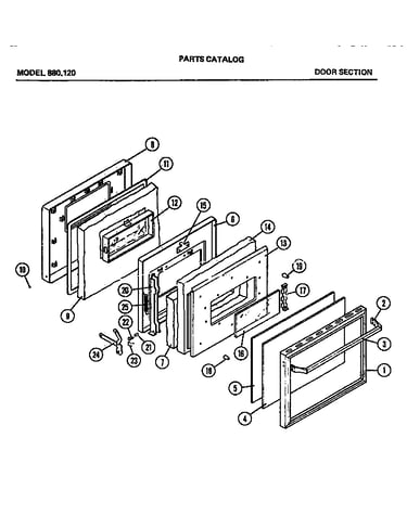 Door section