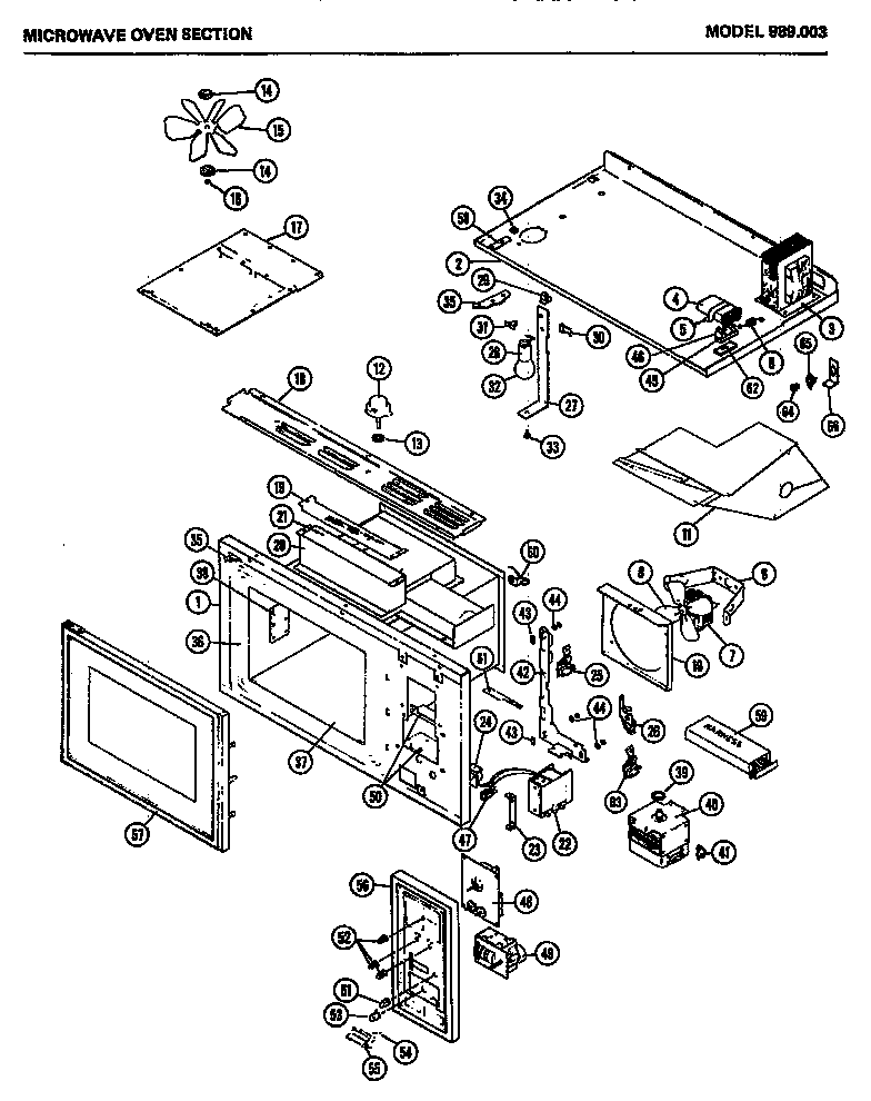 Oven section