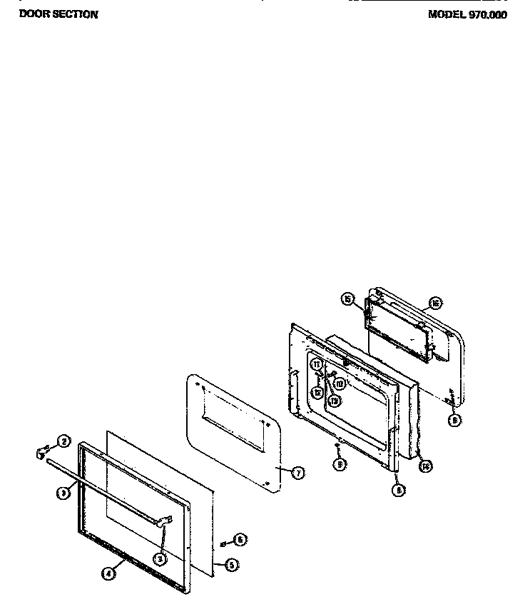 Door section