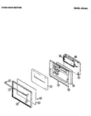 Oven door section