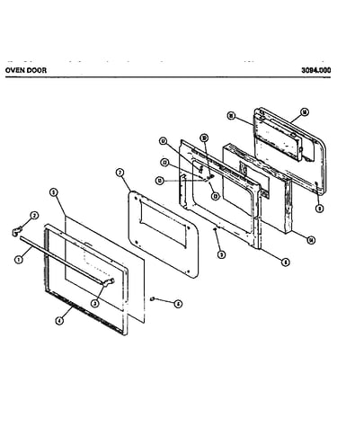 Oven door