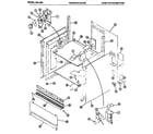 Amana 651.003 oven frame section (651.003) diagram