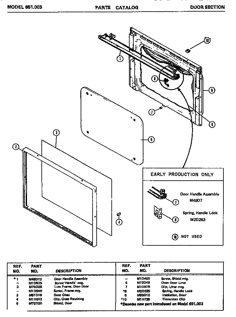 DOOR SECTION (651.003)