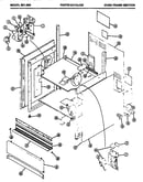 Oven frame section (651.004)