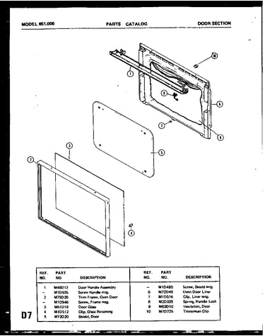 Door section (651.006)