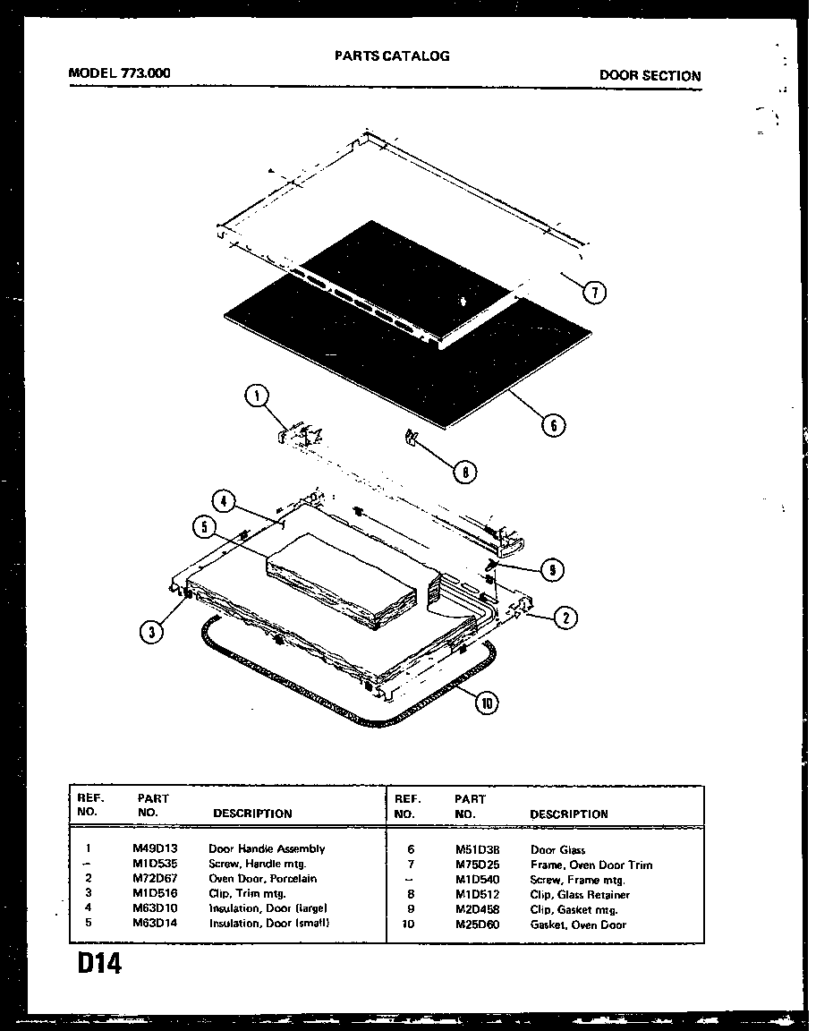 Door section (773.000)