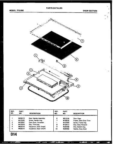 Door section (773.000)