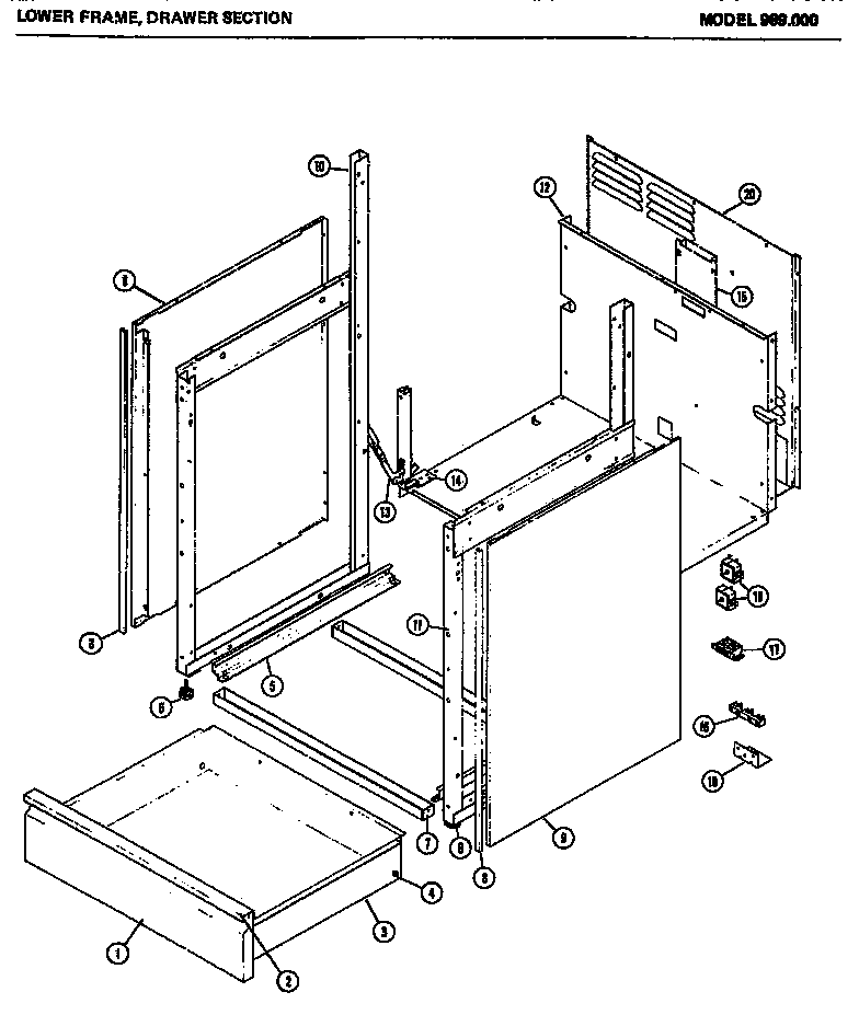 LOWER FRAME (989.000)