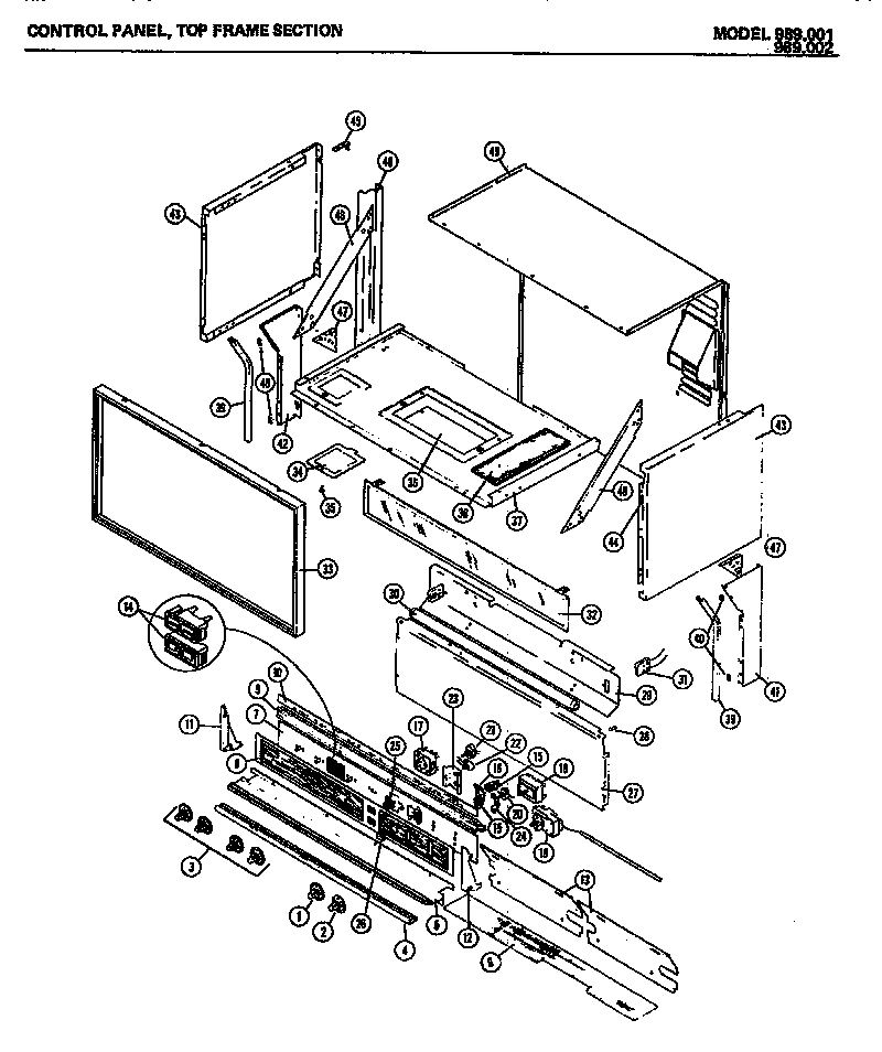 Control panel (989.001) (989.002)