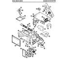 Amana 988.010 microwave oven section diagram
