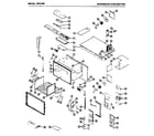 Amana 1870.000 microwave oven section diagram