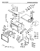 Microwave oven section