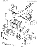 Microwave oven section