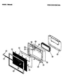 Oven door section
