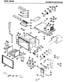 Microwave oven section