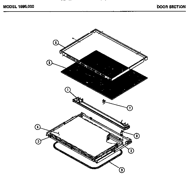 Door section